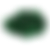 50 perles en verre craquelées vert foncé 4mm (4pv15)