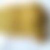 10 mètres fil coton ciré vieil or 1mm
