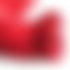 10 mètres fil coton ciré rouge 1mm