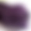 10 mètres fil coton ciré violet foncé 1mm