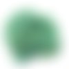 10gr perles de rocaille tube en verre couleur vert  5mm