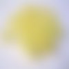 20 perles acrylique fleur ab couleur jaune 8x7mm