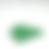 50 perles en verre givrées verte clair 4mm (4pv42)
