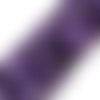 30 perles chips améthyste naturelles violet foncé