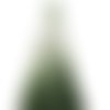 1 grand pompon 8 cm camaïeu vert