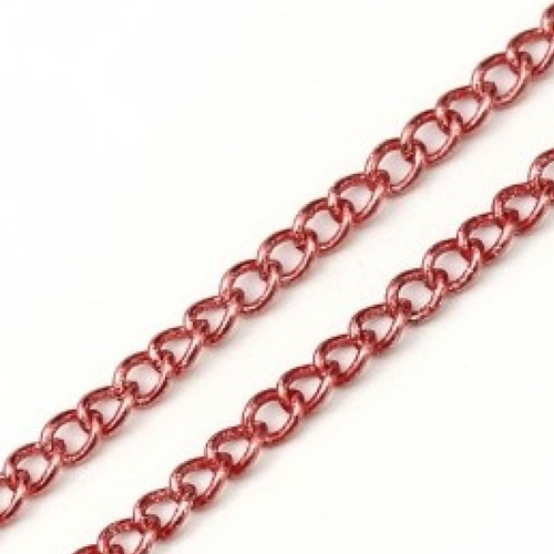 1 m de chaîne métal rose foncé