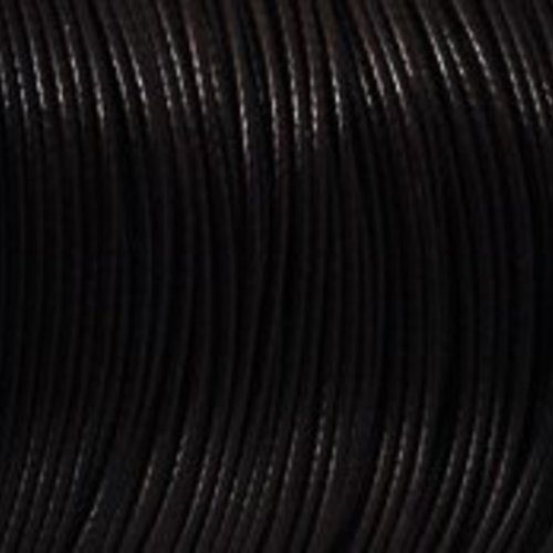 1 m de cordon nylon 0,8 mm noir brillant