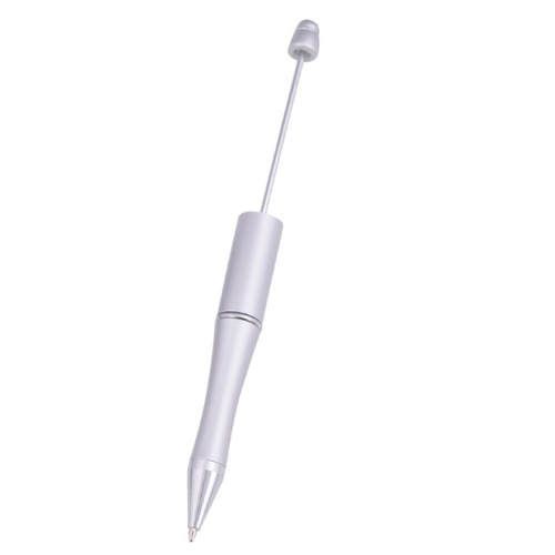 1 stylo à perles  personnalisable gris