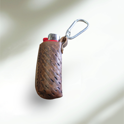 Étui à briquet en cuir véritable cadeau noël anniversaire noel anniversaire à offrir ou à s'offrir