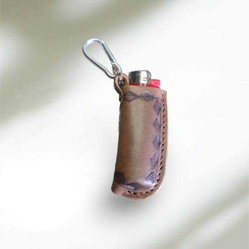 Étui à briquet en cuir véritable cadeau noël anniversaire noel anniversaire à offrir ou à s'offrir
