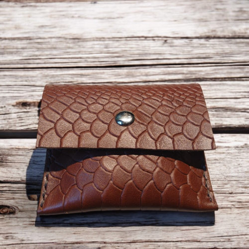 Pochette rangement trousse en cuir de veau véritable monnaie ou carte bleu cadeau anniversaire noël st valentin mariage noce 2 ans