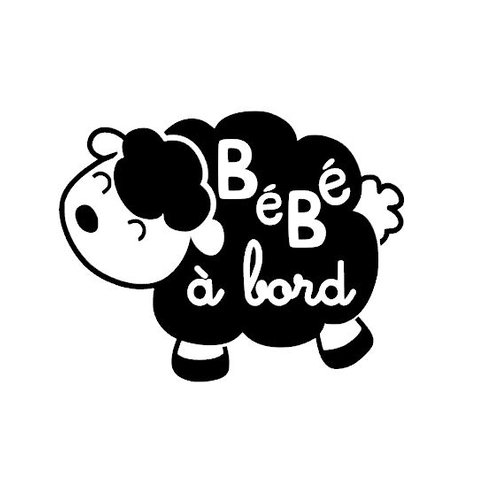 Sticker pour voiture bébé à bord