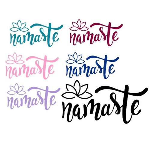 Sticker pour voiture mural meuble porte objet namaste