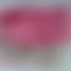 Snood avec ouverture pressions en polaire minky rose et coton orné de fillettes multicolores 7/9 ans