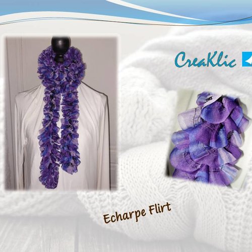 Echarpe femme 140 cm flirt