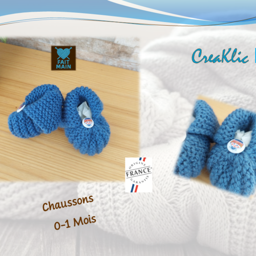 Chaussons bebe matelot