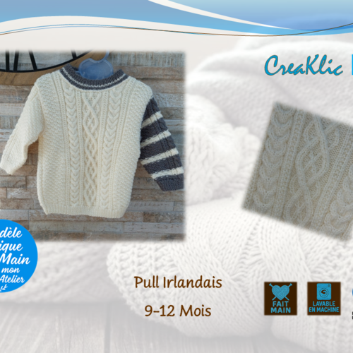 Pull bebe 9 a 12 mois