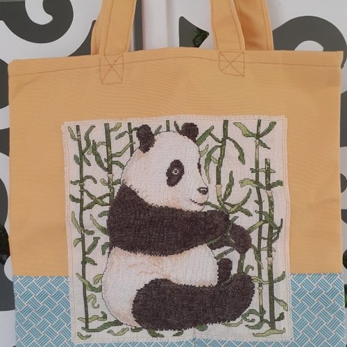 Tote bag panda