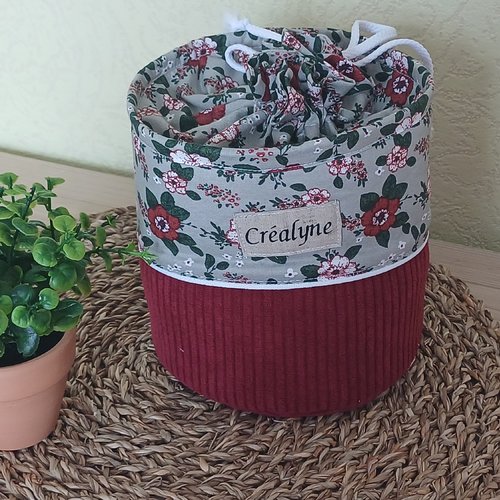 Trousse de toilette pochon, petit panier rangement