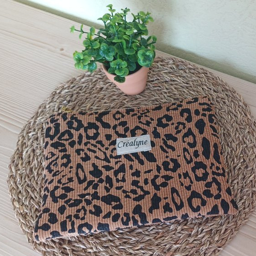 Trousse plate velours