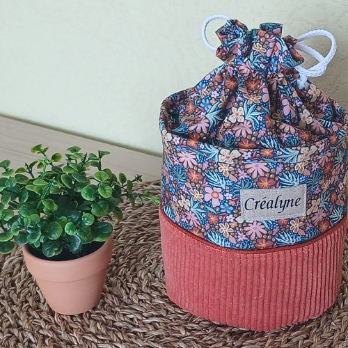 Trousse de toilette pochon, petit panier rangement