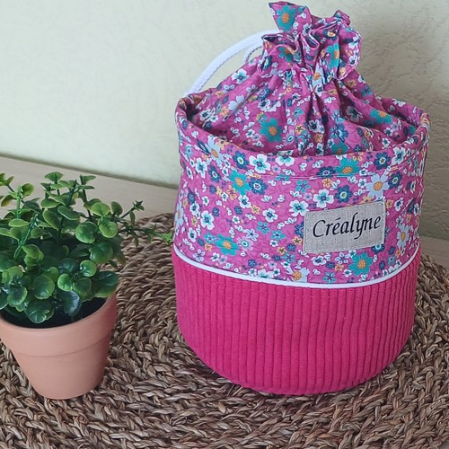 Trousse de toilette pochon, petit panier rangement