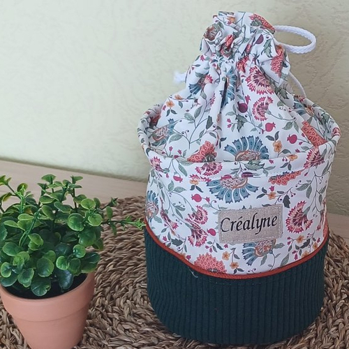Trousse de toilette pochon, petit panier rangement