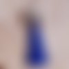 Sautoir "corne" - modèle bleu nuit
