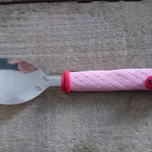 Petite cuillère cerises kawaii pâte polymère 