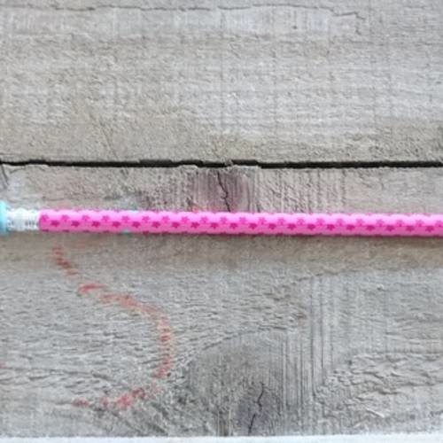 Crayon à papier licorne en fimo et crayon embout bleu ciel 