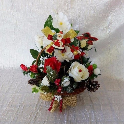 Centre de table ou a offrir compositions florales pour les fêtes de fin d'année