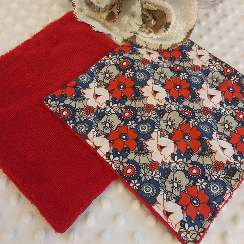 2 mini-serviettes visage