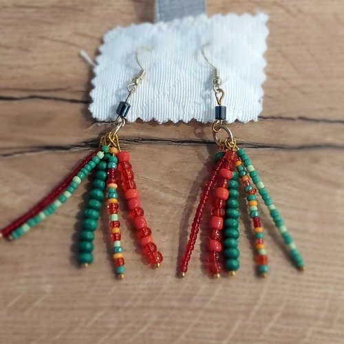 Boucle d'oreille upcycling