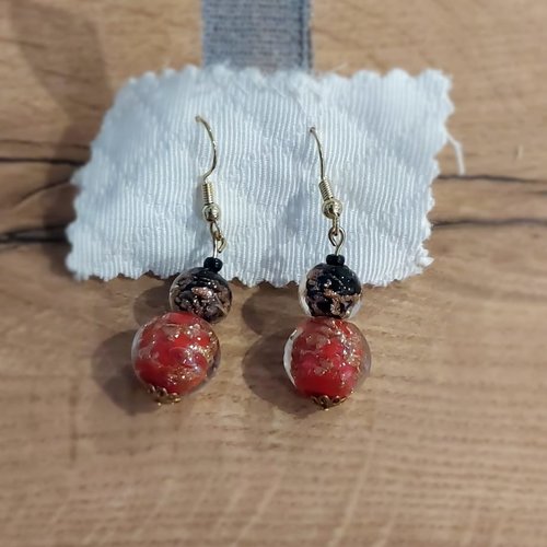 Boucle d'oreille upcycling