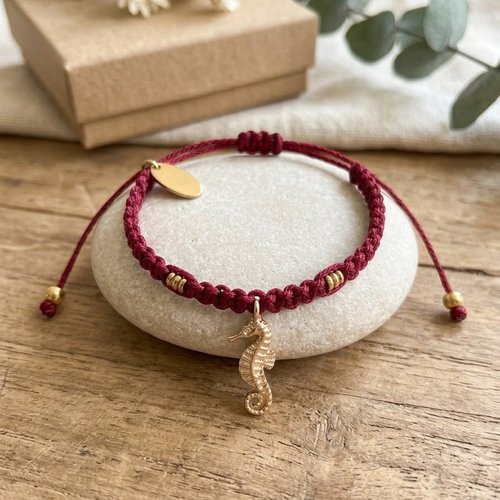 Bracelet amitié hippocampe