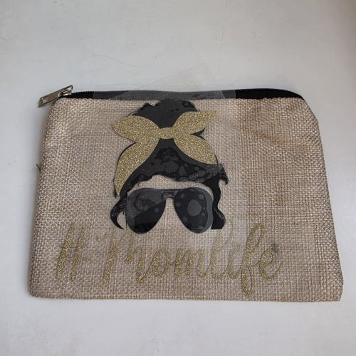 Pochette personnalisable en jute buns momlife