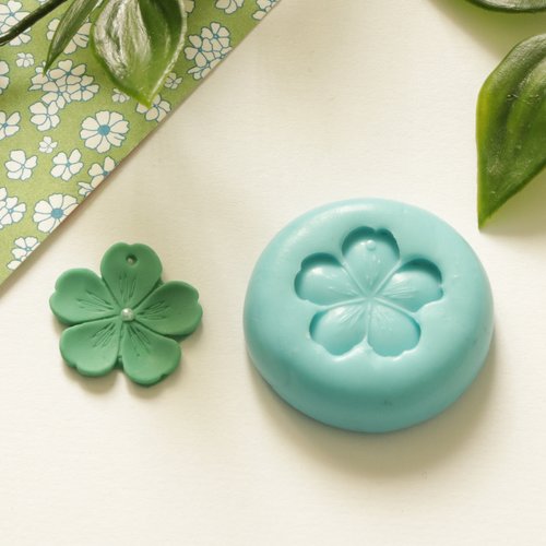 Moule fleur fine en silicone flexible