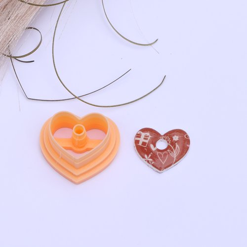 Emporte pièce pampille cœur 22mm