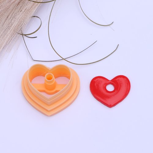 Emporte pièce pampille cœur 25mm