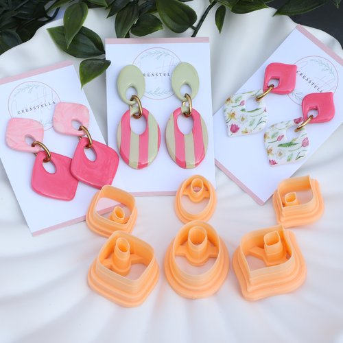 Box de 6 emporte-pièces géométrique différents