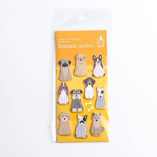 Sticky notes chiens kawaii