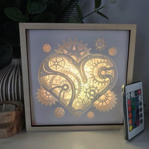 Lightbox "cœur mécanique"