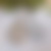 Sous-verre flocon pailleté ️
