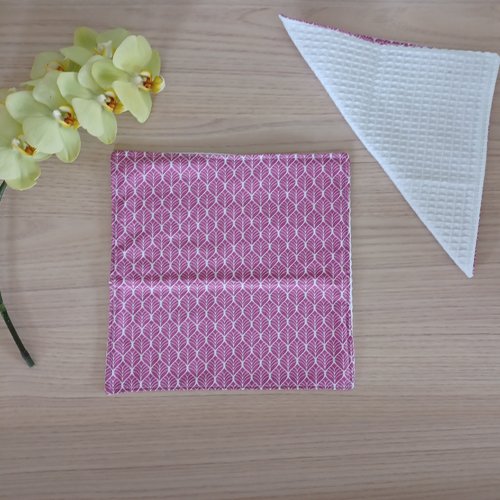 Essuie tout lavable reutilisable essuie mains serviette de table - lot de 4