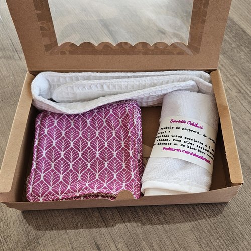 Box bien être - coffret cadeaux - rose