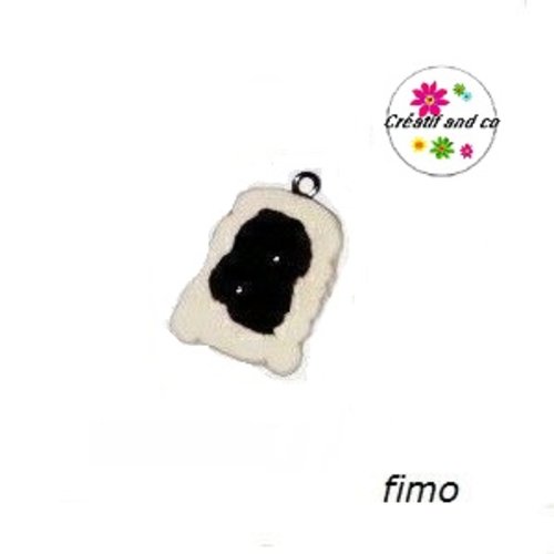 Tartine chocolatée en fimo