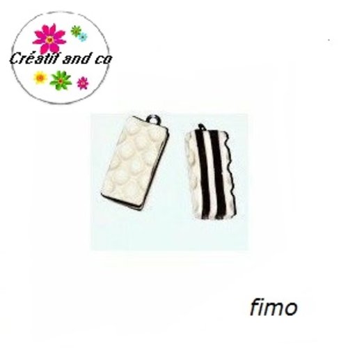 Gaufrette chocolat en fimo