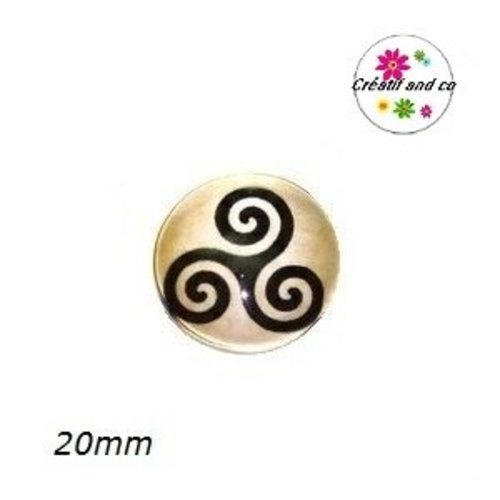 Cabochon triskell  20mm