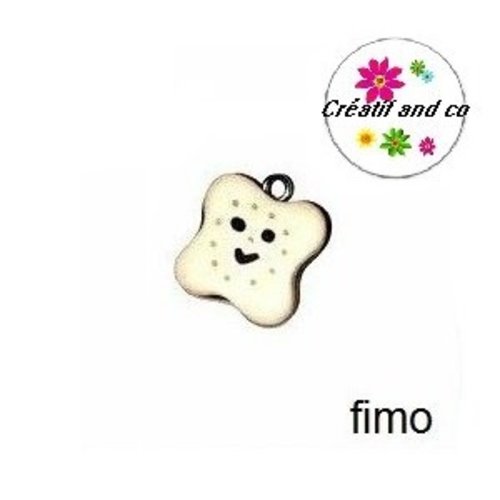Bn carré choco en fimo