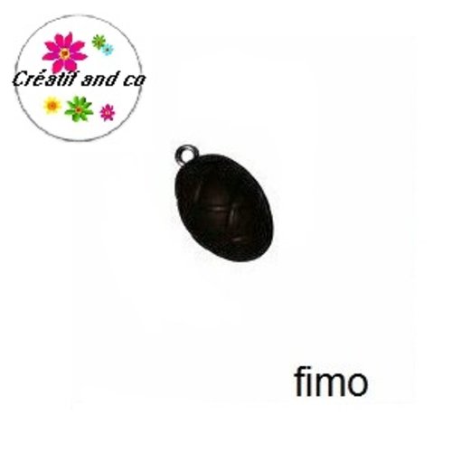 Oeuf chocolat noir en fimo